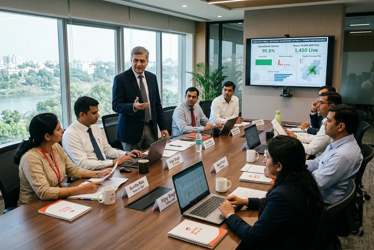 Jabalpur circle telecom network uptime and strategy session